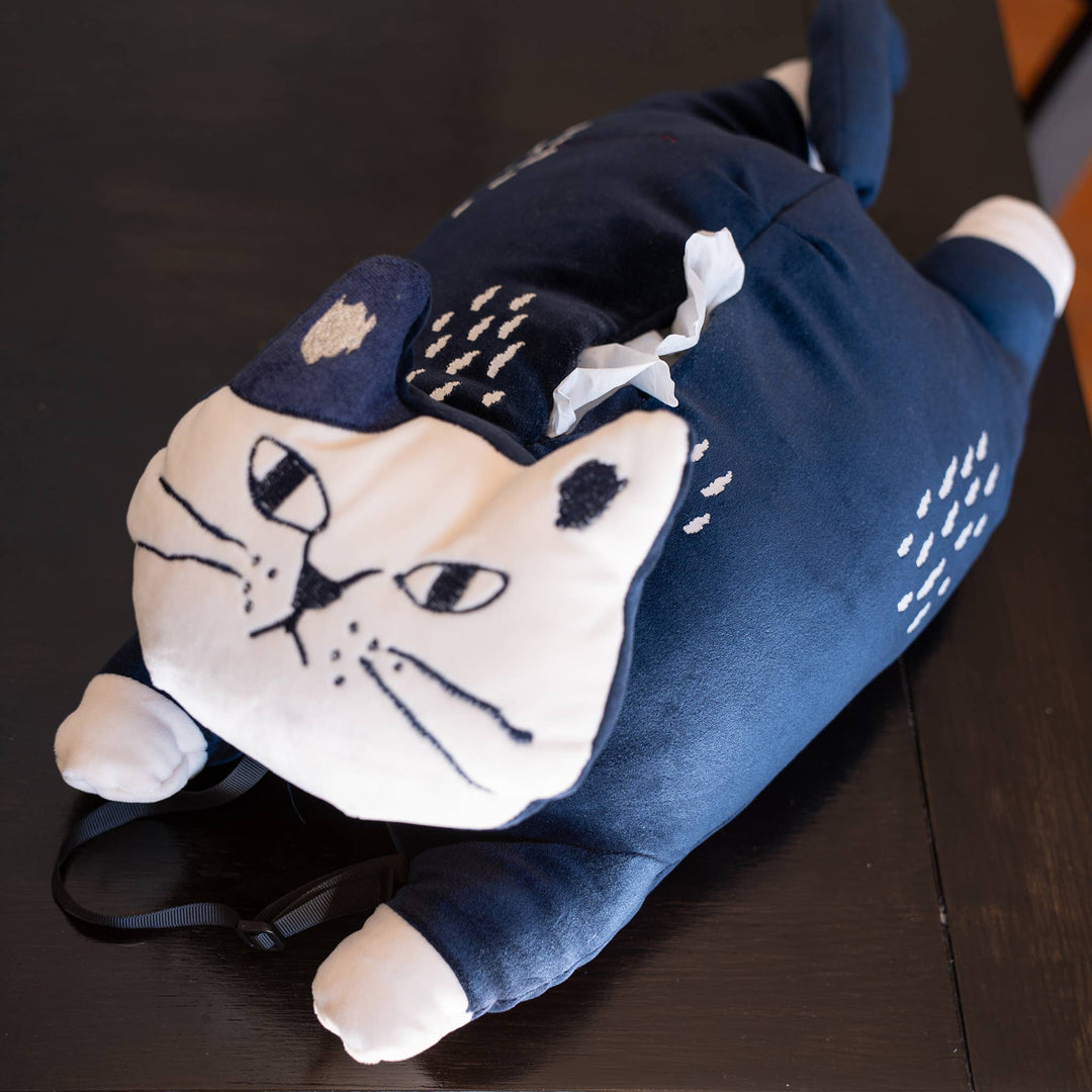 Kusuguru Japan Cat Plush Tissue Box Cover