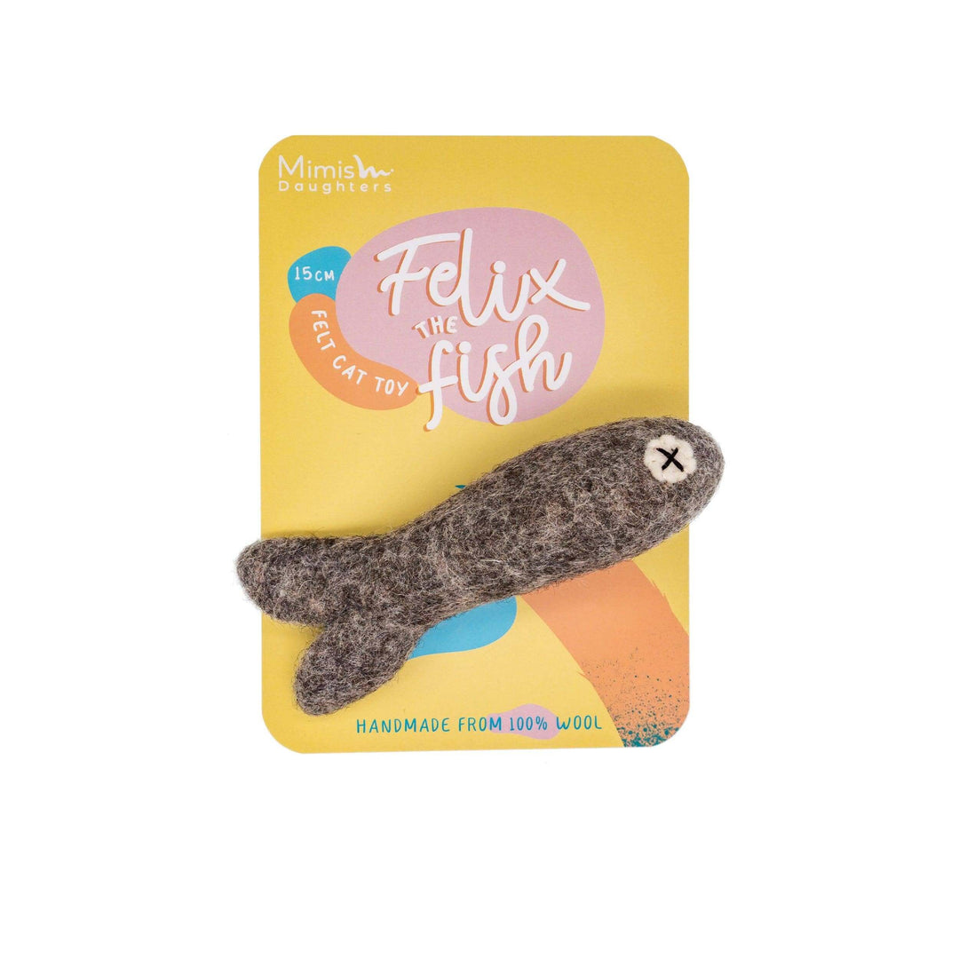 Felix the Fish Felt Cat Toy Cute Cat Toys – Phil and Pearl