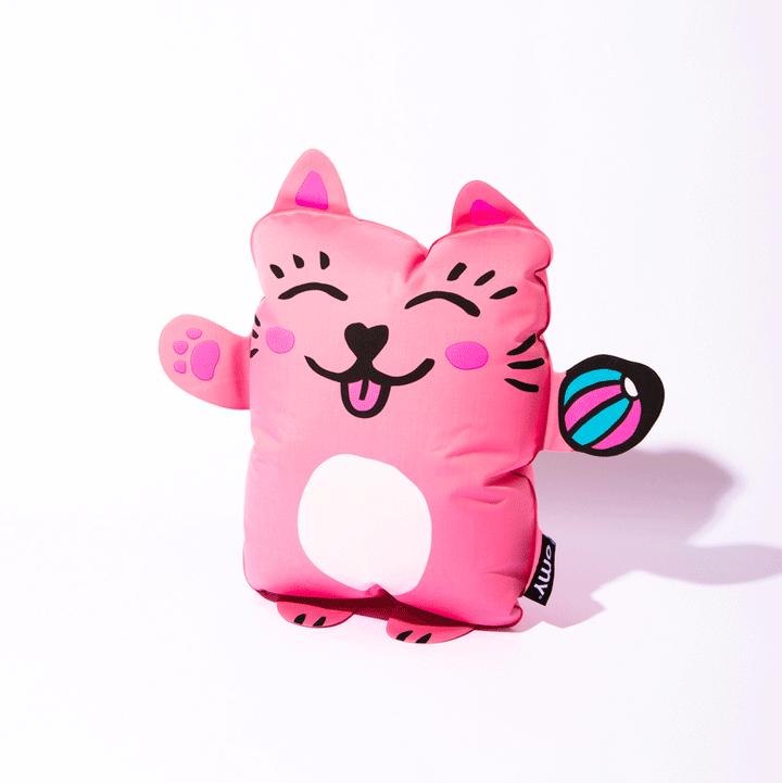 Inflatable Kitty Pillow