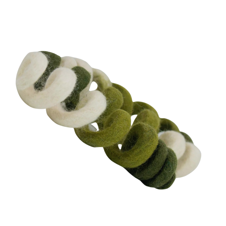 Gertie’s Green Bean Woolly Spiral 