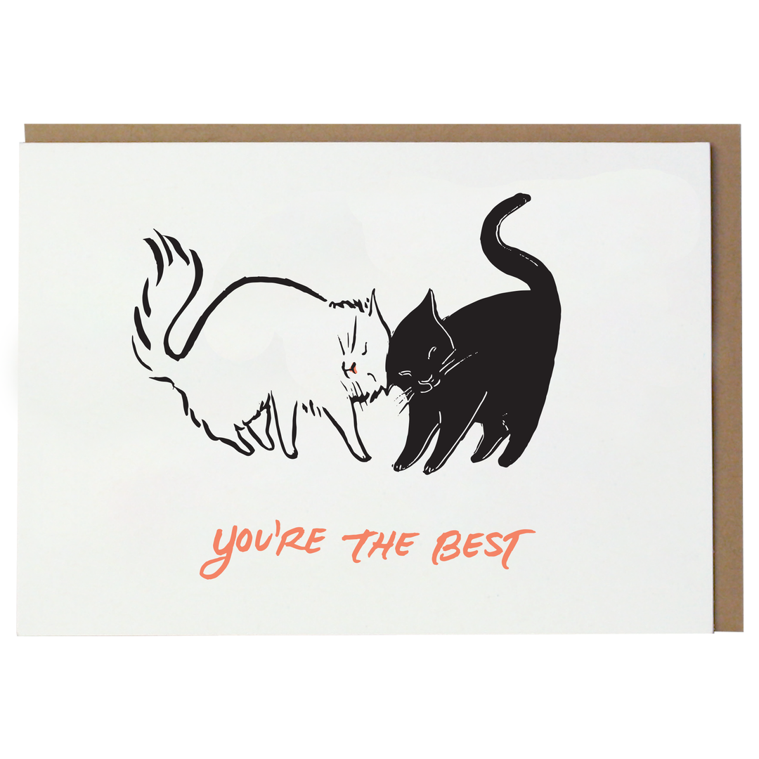 Nuzzling Cats Friendship Card