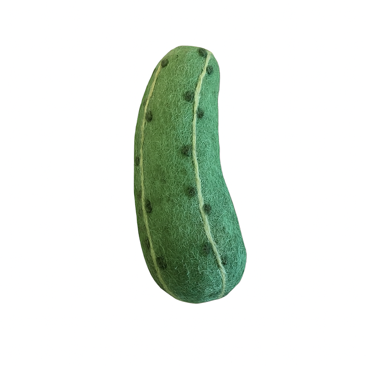 Needle Felted Dill Pickle