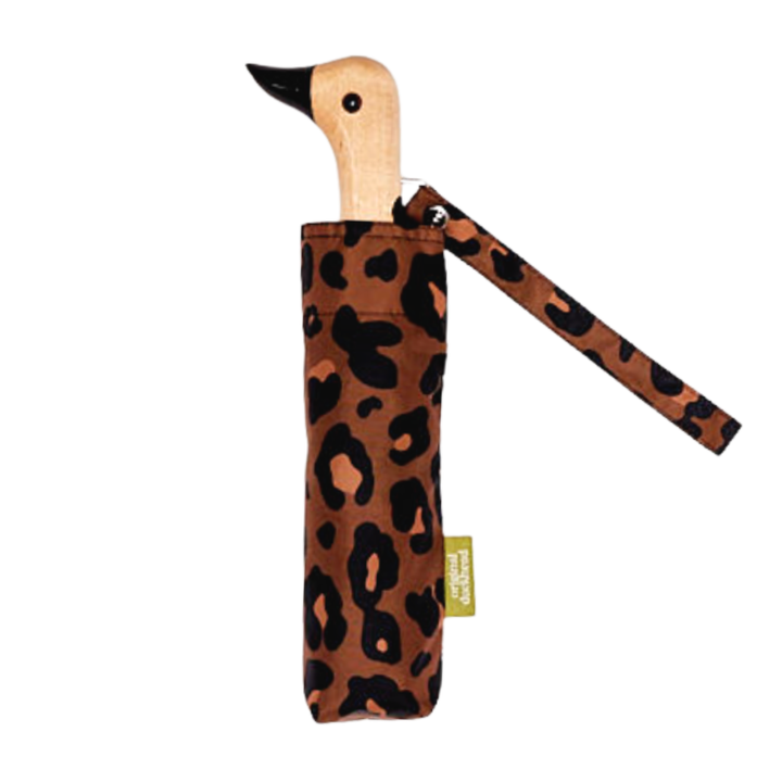 Duck Umbrella - Leopard Print