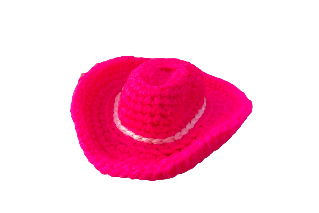 Crochet Cat Cowboy Hat