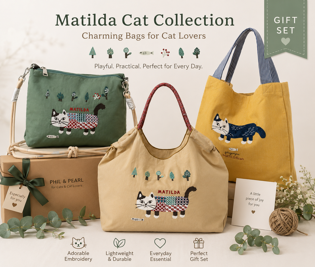 Matilda Collection – 3-Piece Bag Set by Kusuguru Japan