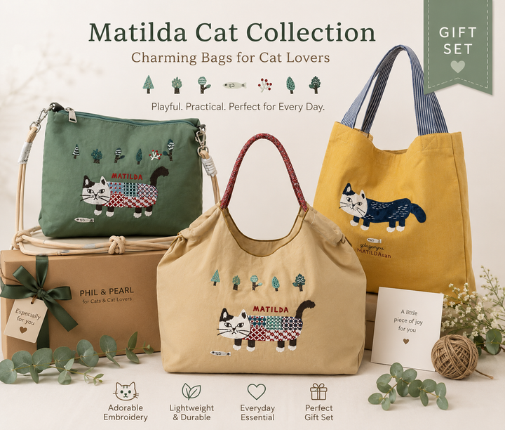 Matilda Collection – 3-Piece Bag Set by Kusuguru Japan