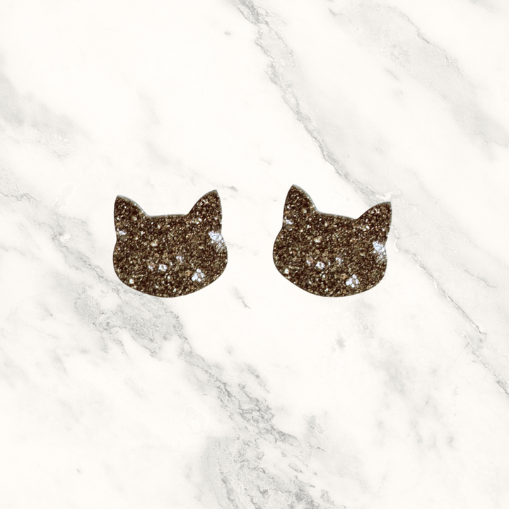 Cat Stud Earrings