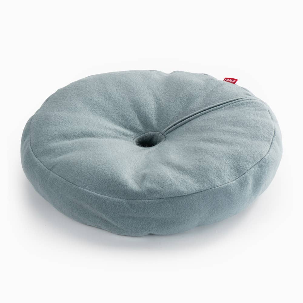 Grey-Blue Donut Cat Bed with soft, washable fabric and high craftsmanship, blending seamlessly into any interior. Weight 2.54 lb.