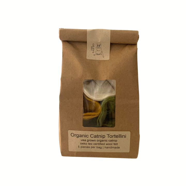 Organic Catnip Tortellini – Set of 5