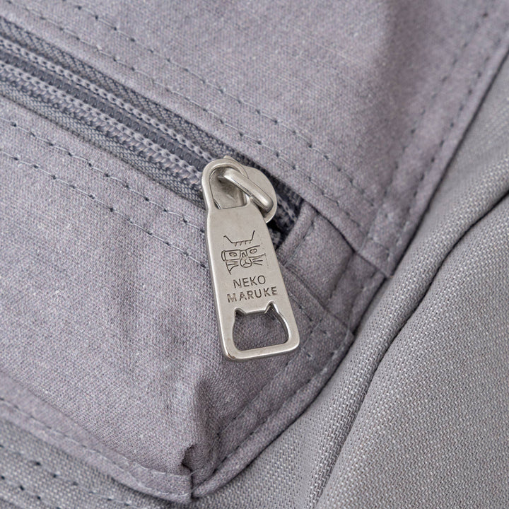 Kusuguru Nekomaruke Embroidered Backpack - Large