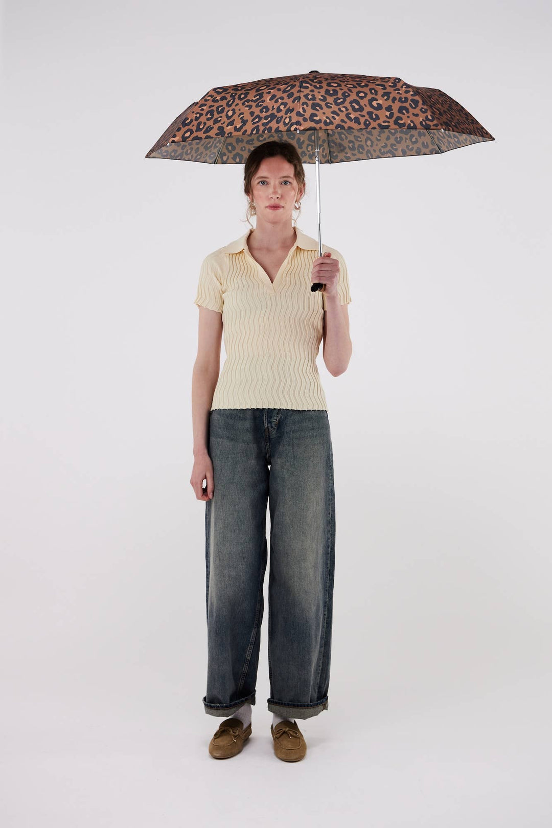 Duck Umbrella - Leopard Print