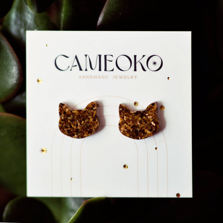 cat earrings